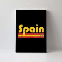 Vintage Spanish Flag Spain Pride Roots Heritage Gift Canvas