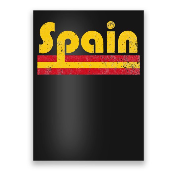 Vintage Spanish Flag Spain Pride Roots Heritage Gift Poster