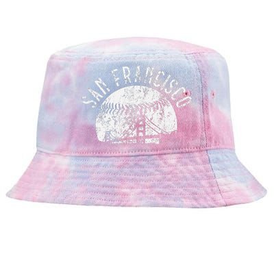 Vintage San Francisco California Skyline Apparel Tie-Dyed Bucket Hat