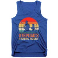 Vintage Stepdad's Fishing Buddy Fishing Father's Day Meaningful Gift Tank Top