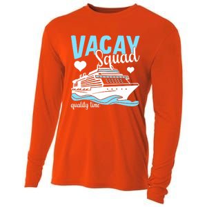 Vacay Squad Family Cruise Vacation Gift Cooling Performance Long Sleeve Crew