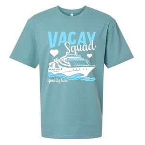 Vacay Squad Family Cruise Vacation Gift Sueded Cloud Jersey T-Shirt