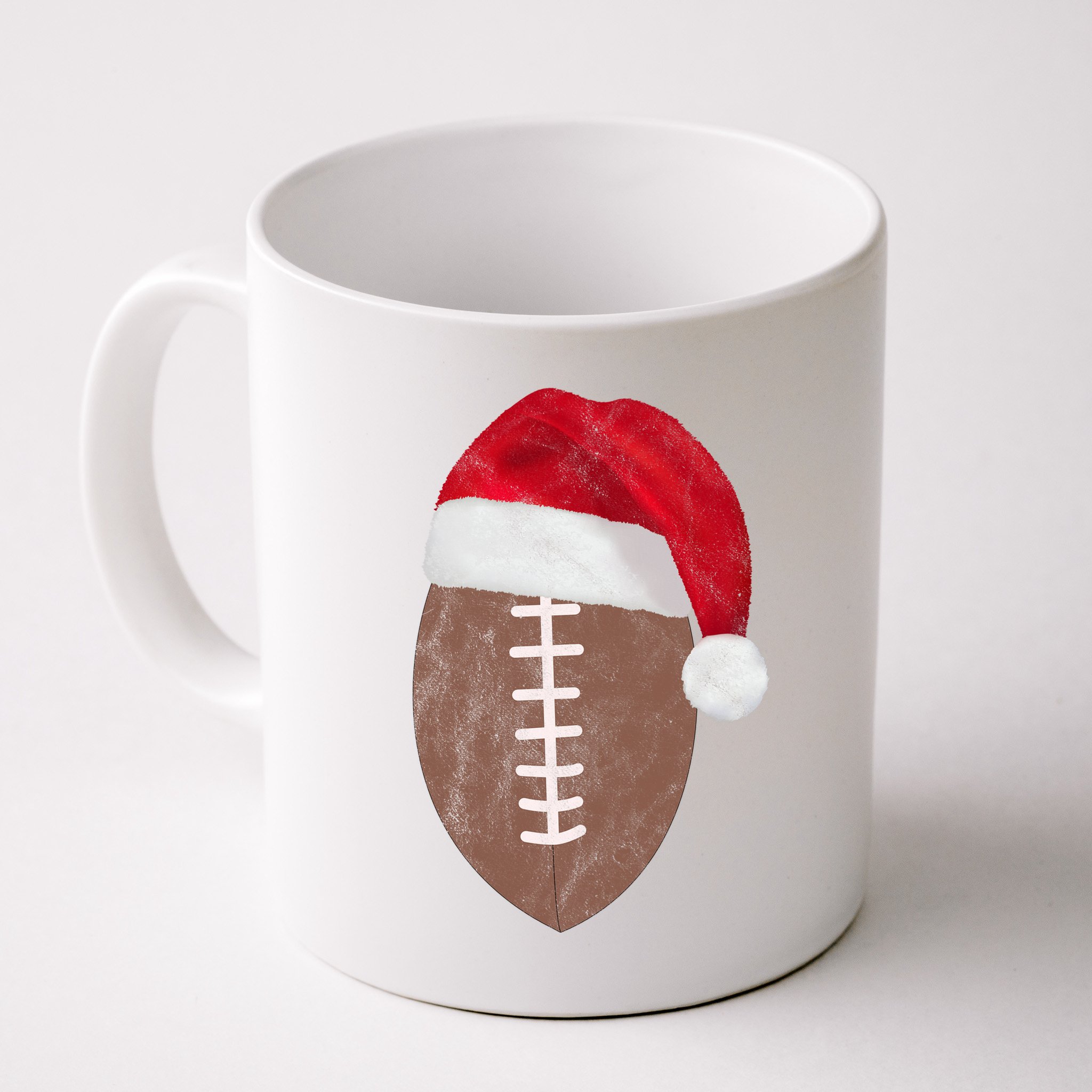 Vintage Santa Football Lover Christmas Mug