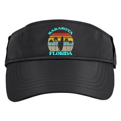 Vintage Sarasota Florida Summer Travel 80s Beach Souvenirs Gift Adult Drive Performance Visor