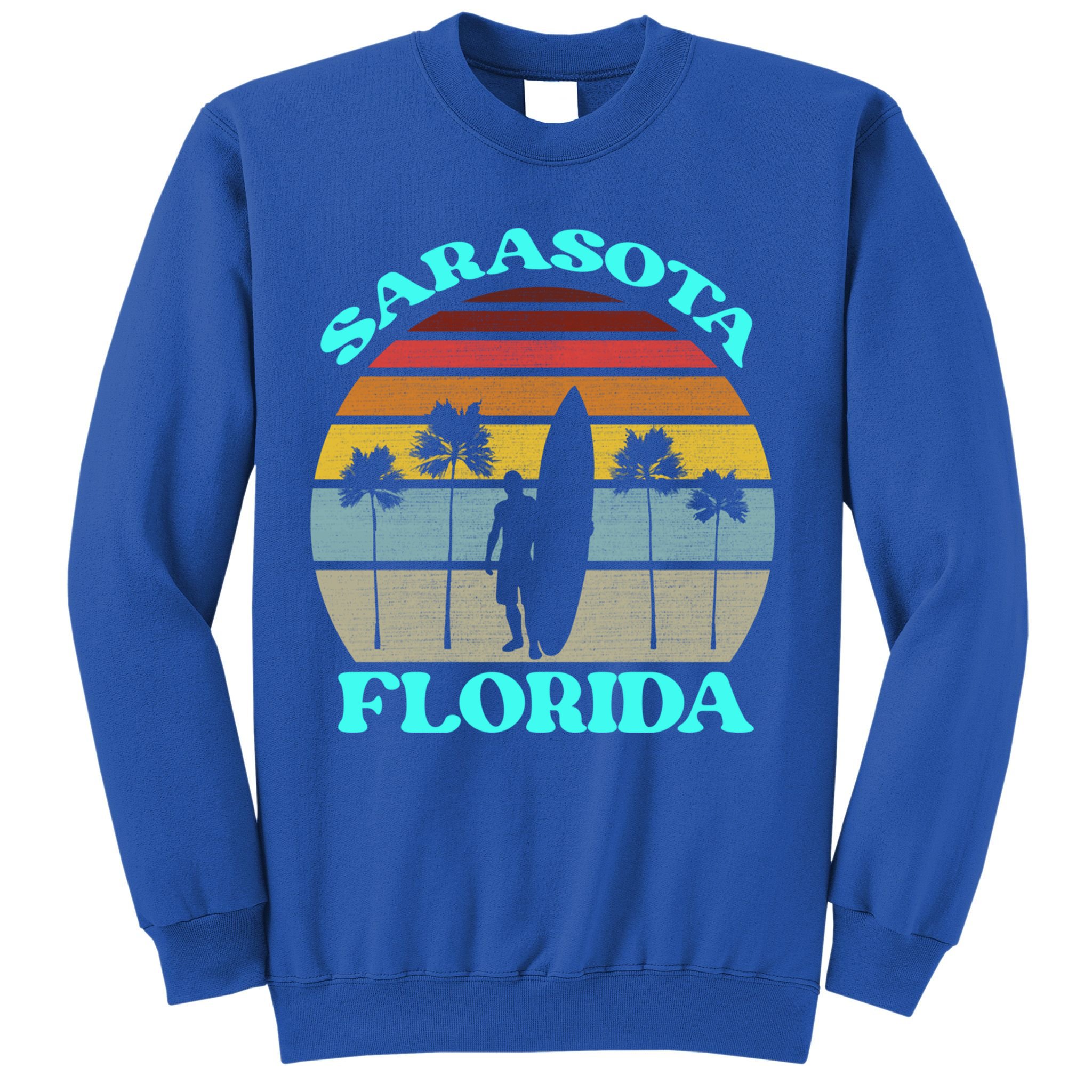 Vintage Sarasota Florida Summer Travel 80s Beach Souvenirs Gift Sweatshirt