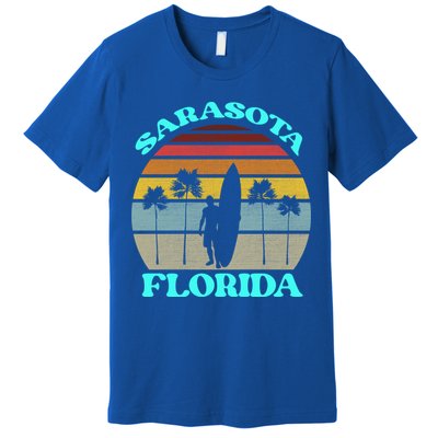 Vintage Sarasota Florida Summer Travel 80s Beach Souvenirs Gift Premium T-Shirt
