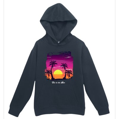 Vintage Sunset Fun In The Sun Summer Beach Funny Gift Urban Pullover Hoodie