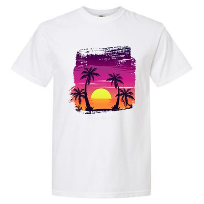 Vintage Sunset Fun In The Sun Summer Beach Funny Gift Garment-Dyed Heavyweight T-Shirt