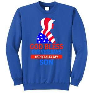 Veteran Son For Proud Dad Mom Mother Father Cool Gift Sweatshirt