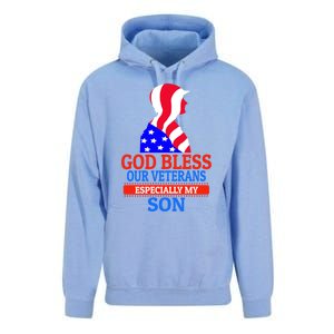 Veteran Son For Proud Dad Mom Mother Father Cool Gift Unisex Surf Hoodie