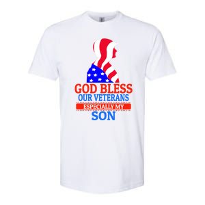 Veteran Son For Proud Dad Mom Mother Father Cool Gift Softstyle CVC T-Shirt