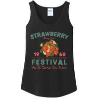 Vintage Strawberry Festival A Berry Good Times Garden Ladies Essential Tank