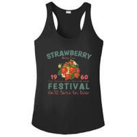 Vintage Strawberry Festival A Berry Good Times Garden Ladies PosiCharge Competitor Racerback Tank