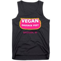 Vegan Sausage Fest Madison Wi Tank Top