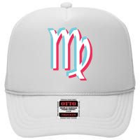 Virgo Shirts For Women And Men Zodiac Virgo High Crown Mesh Back Trucker Hat