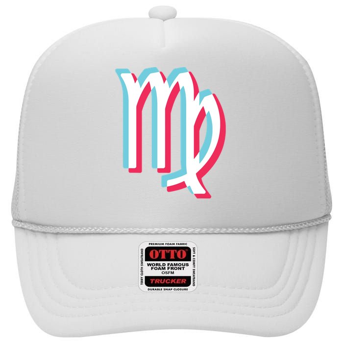 Virgo Shirts For Women And Men Zodiac Virgo High Crown Mesh Back Trucker Hat