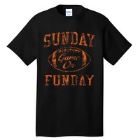 Vintage Sunday Funday Cleveland Football Retro Tall T-Shirt