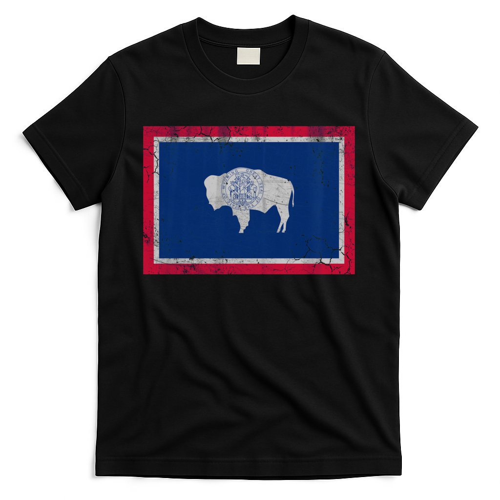Vintage State Flag Of Wyoming T-Shirt