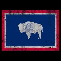 Vintage State Flag Of Wyoming Backpack