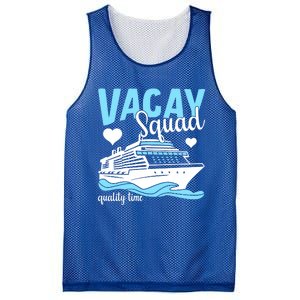 Vacay Squad Family Cruise Vacation Gift Mesh Reversible Basketball Jersey Tank