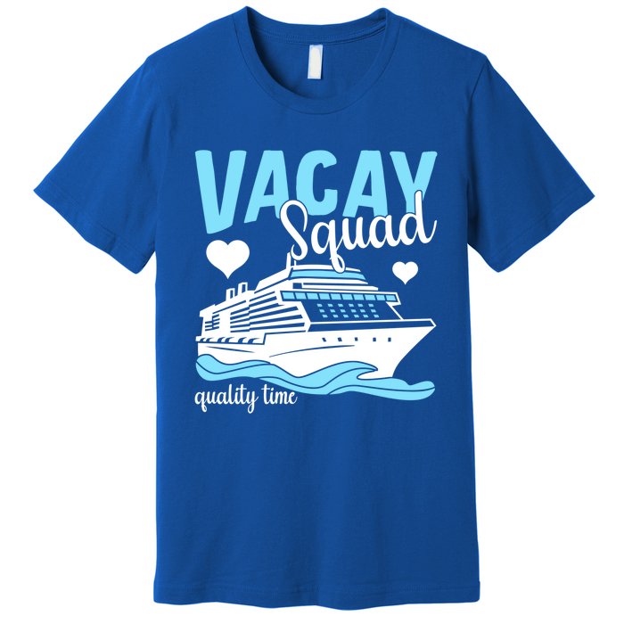 Vacay Squad Family Cruise Vacation Gift Premium T-Shirt