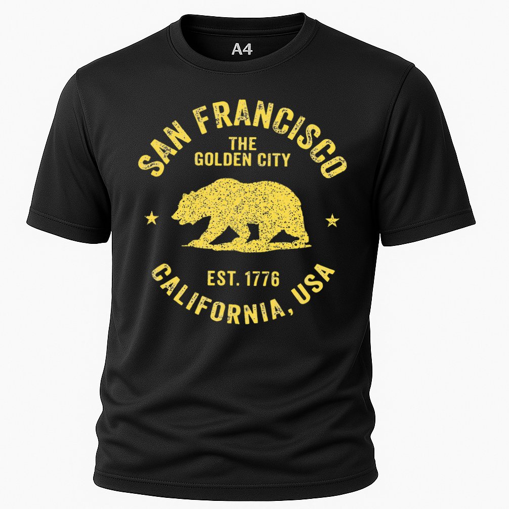 Vintage San Francisco Retro California Bear Travel Souvenir Performance Shirt