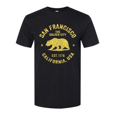 Vintage San Francisco Retro California Bear Travel Souvenir Softstyle® CVC T-Shirt