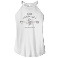 Vintage San Francisco Sf California West Cost Logo Women’s Perfect Tri Rocker Tank