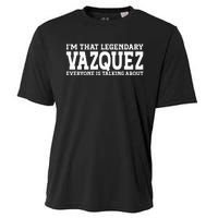 Vazquez Surname Funny Team Family Last Name Vazquez Cooling Performance Crew T-Shirt