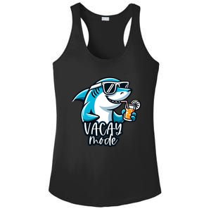 Vacation Summer Funny Shark Sunglasses Family Vacay Mode Cool Gift Ladies PosiCharge Competitor Racerback Tank