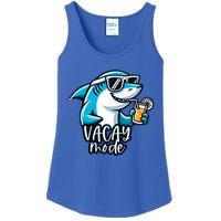 Vacation Summer Funny Shark Sunglasses Family Vacay Mode Cool Gift Ladies Essential Tank