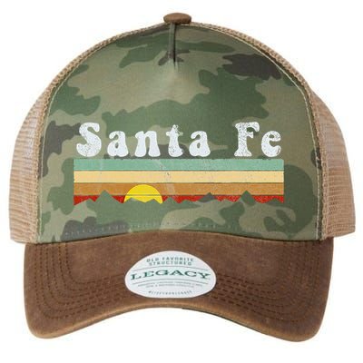 Vintage Santa Fe New Mexico Retro Gift Legacy Tie Dye Trucker Hat