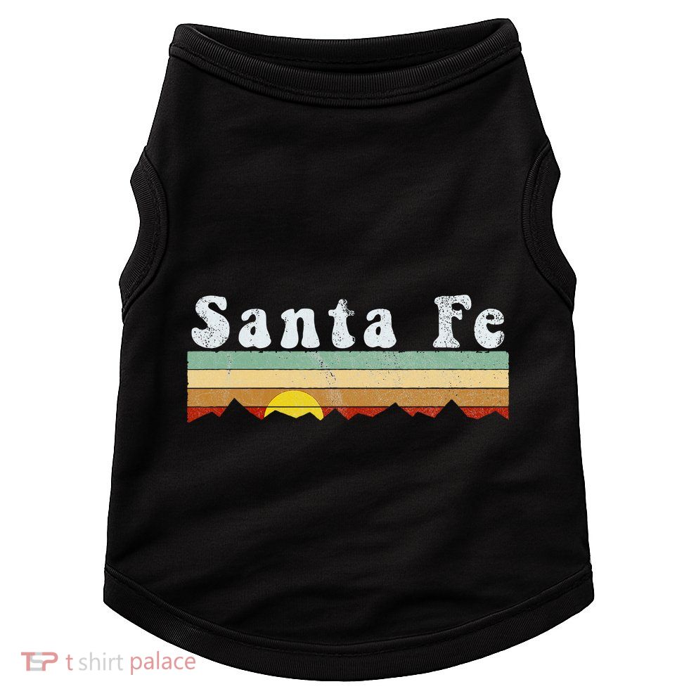Vintage Santa Fe New Mexico Retro Gift Doggie Tank