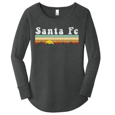 Vintage Santa Fe New Mexico Retro Gift Women's Perfect Tri Tunic Long Sleeve Shirt