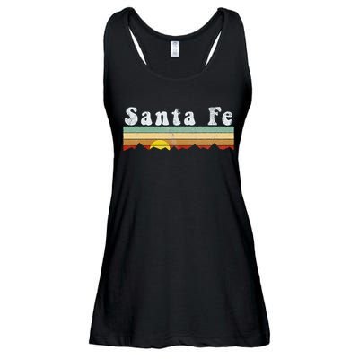 Vintage Santa Fe New Mexico Retro Gift Ladies Essential Flowy Tank