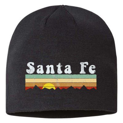Vintage Santa Fe New Mexico Retro Gift Sustainable Beanie