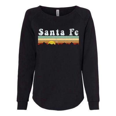 Vintage Santa Fe New Mexico Retro Gift Womens California Wash Sweatshirt