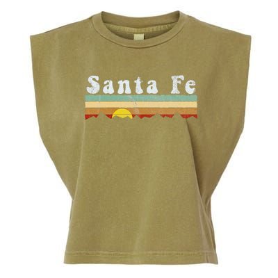 Vintage Santa Fe New Mexico Retro Gift Garment-Dyed Women's Muscle Tee