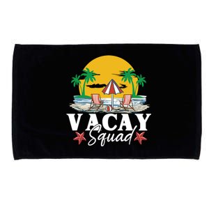 Vacay Squad Family Beach Summer Vacation Gift Microfiber Hand Towel