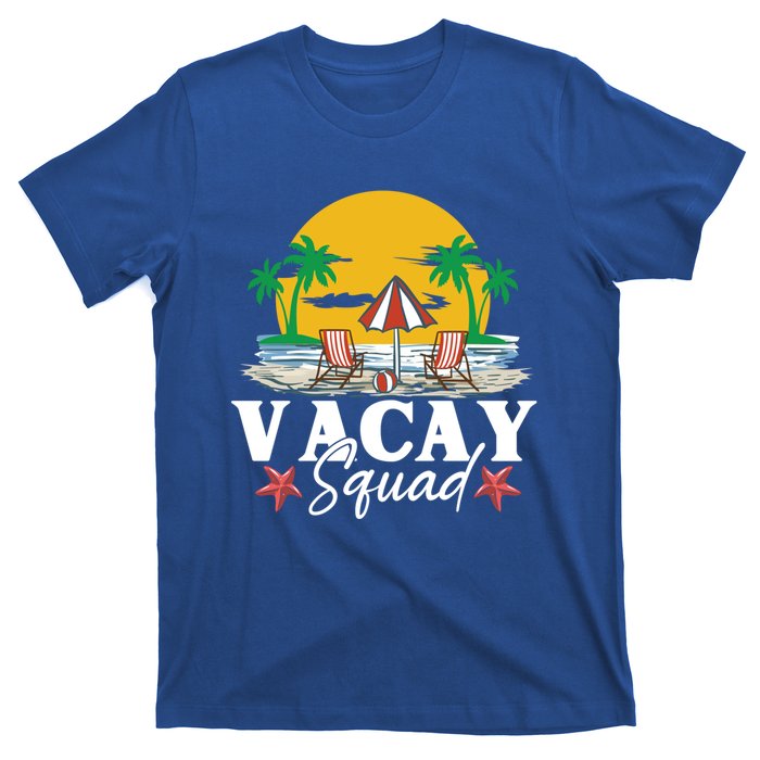 Vacay Squad Family Beach Summer Vacation Gift T-Shirt