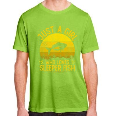 Vintage Sleeper Fish Just A Who Loves Sleeper Fish Gift Adult ChromaSoft Performance T-Shirt