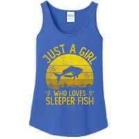 Vintage Sleeper Fish Just A Who Loves Sleeper Fish Gift Ladies Essential Tank