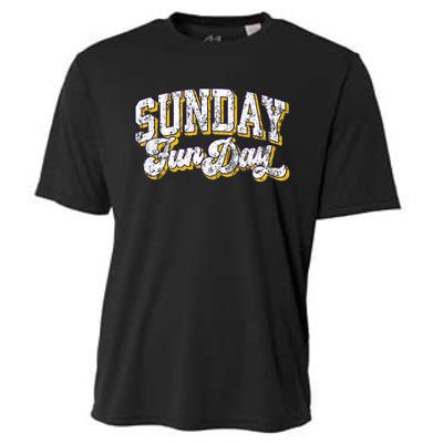 Vintage Sunday Funday Minnesota Football Cooling Performance Crew T-Shirt