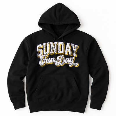 Vintage Sunday Funday Minnesota Football Hoodie