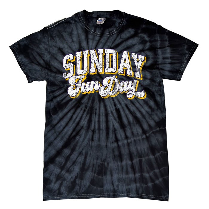 Vintage Sunday Funday Minnesota Football Tie-Dye T-Shirt