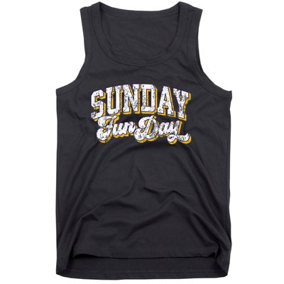 Vintage Sunday Funday Minnesota Football Tank Top