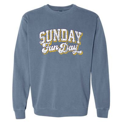 Vintage Sunday Funday Minnesota Football Garment-Dyed Sweatshirt