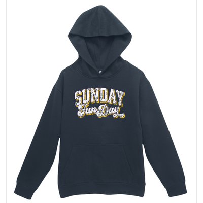 Vintage Sunday Funday Minnesota Football Urban Pullover Hoodie