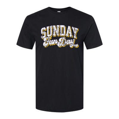 Vintage Sunday Funday Minnesota Football Softstyle CVC T-Shirt