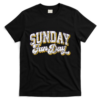 Vintage Sunday Funday Minnesota Football Retro Fun Day T-Shirt